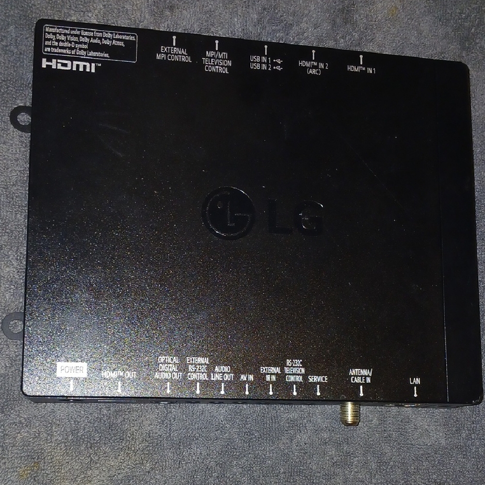 LG Black HDMI Input Controller